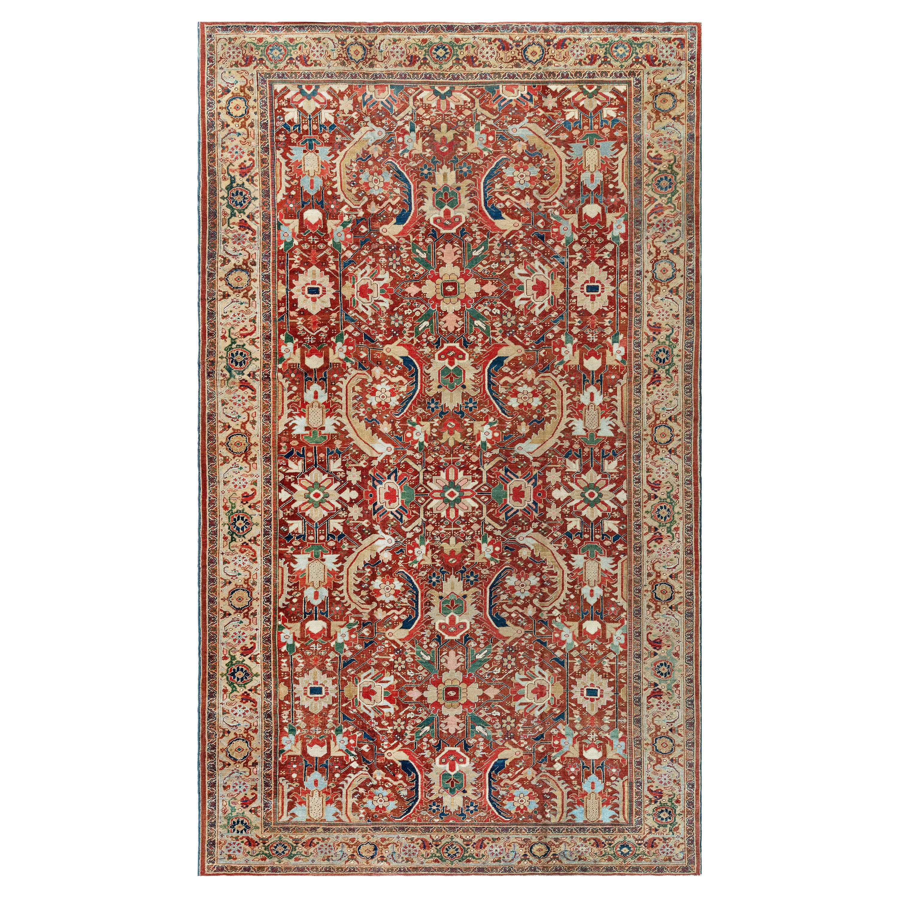 Doris Leslie Blau Tappeto di lana persiano Heriz tessuto a mano dell
inizio del XX secolo