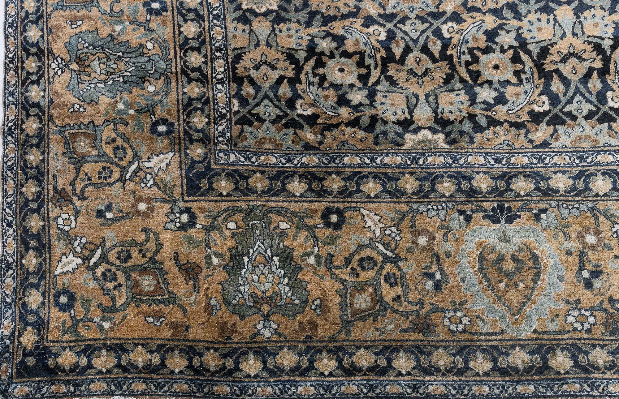 Doris Leslie Blau Early 20th Century Persian Kirman Handmade Wool Rug For Sale 1