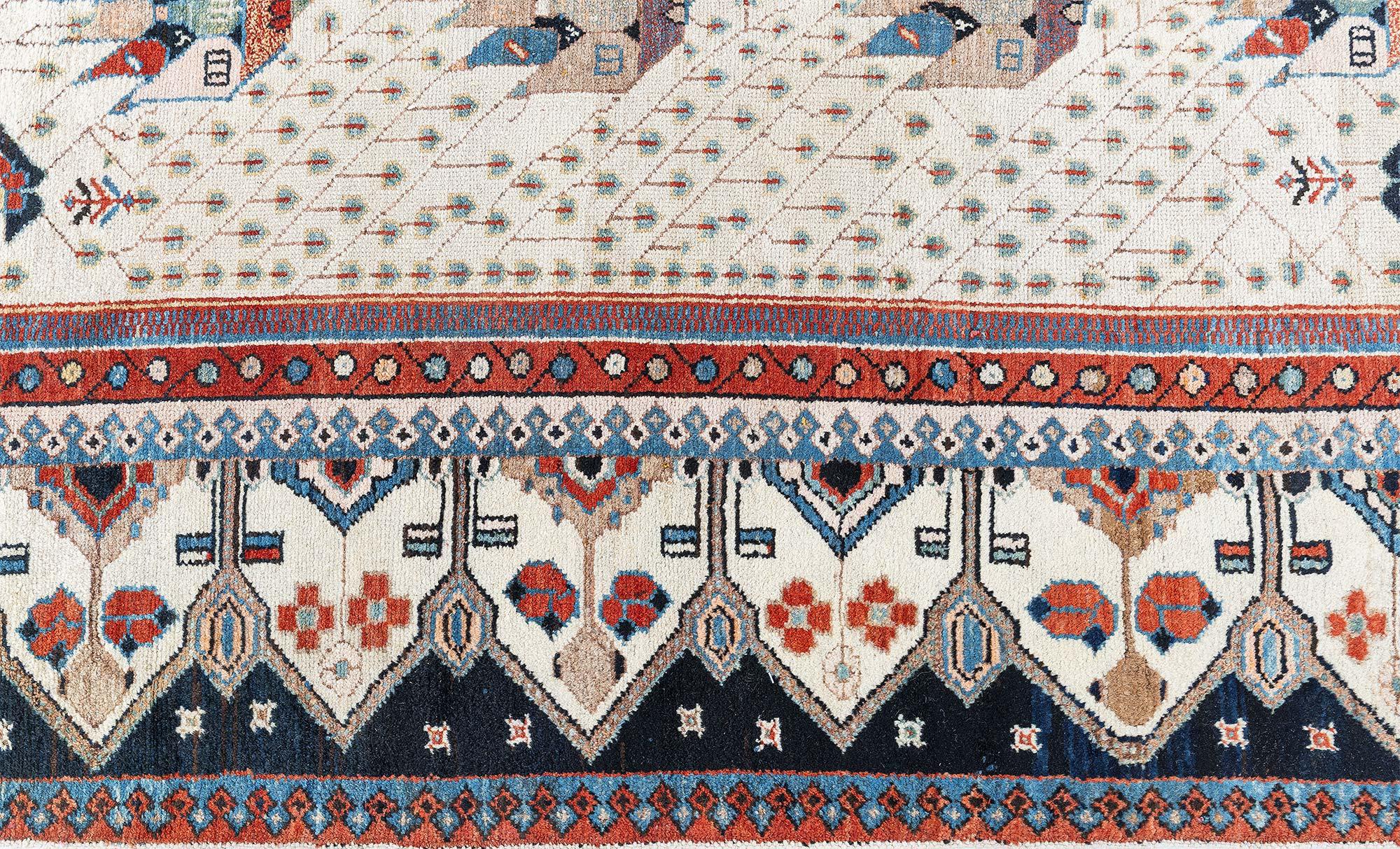 Perse Tapis persan Malayer fait main Doris Leslie Blau début du 20e siècle en vente