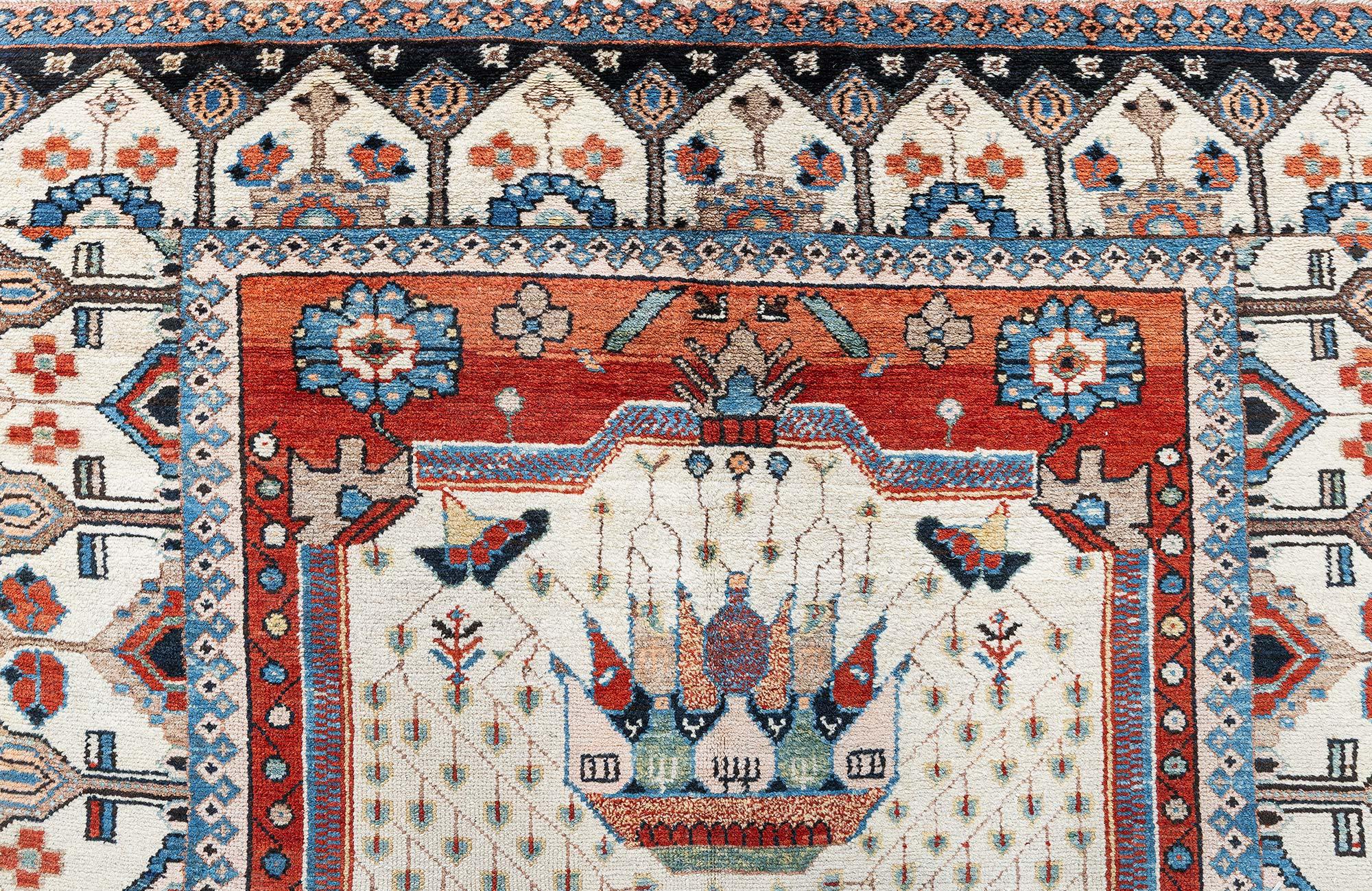 20ième siècle Tapis persan Malayer fait main Doris Leslie Blau début du 20e siècle en vente