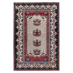 Tapis persan Malayer fait main Doris Leslie Blau début du 20e siècle