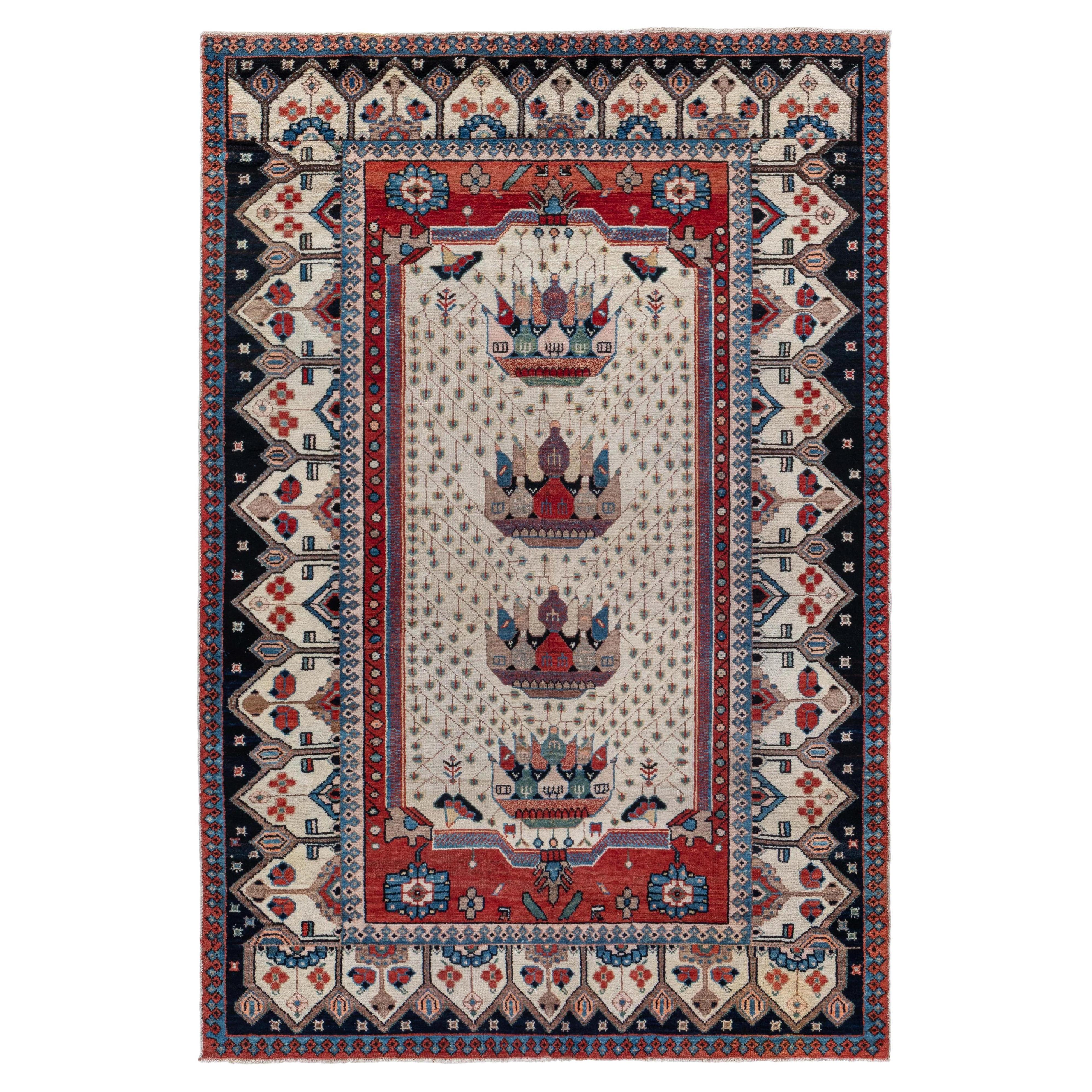 Doris Leslie Blau Early 20th Century Persian Malayer Handmade Rug