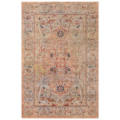 Tapis persan de Tabriz botanique Doris Leslie Blau début du 20e siècle