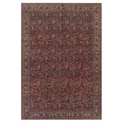 Doris Leslie Blau Alfombra persa de lana hecha a mano Tabriz de principios del siglo XX