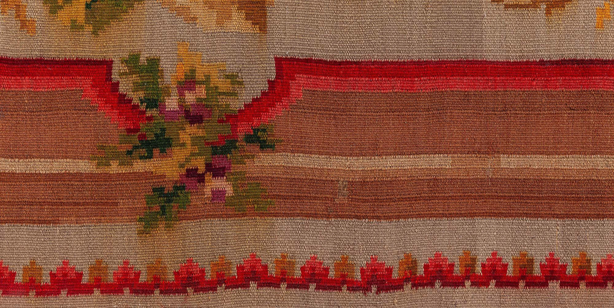 Hand-Knotted Doris Leslie Blau Early 20th Century Russian Bessarabian Handmade Rug For Sale