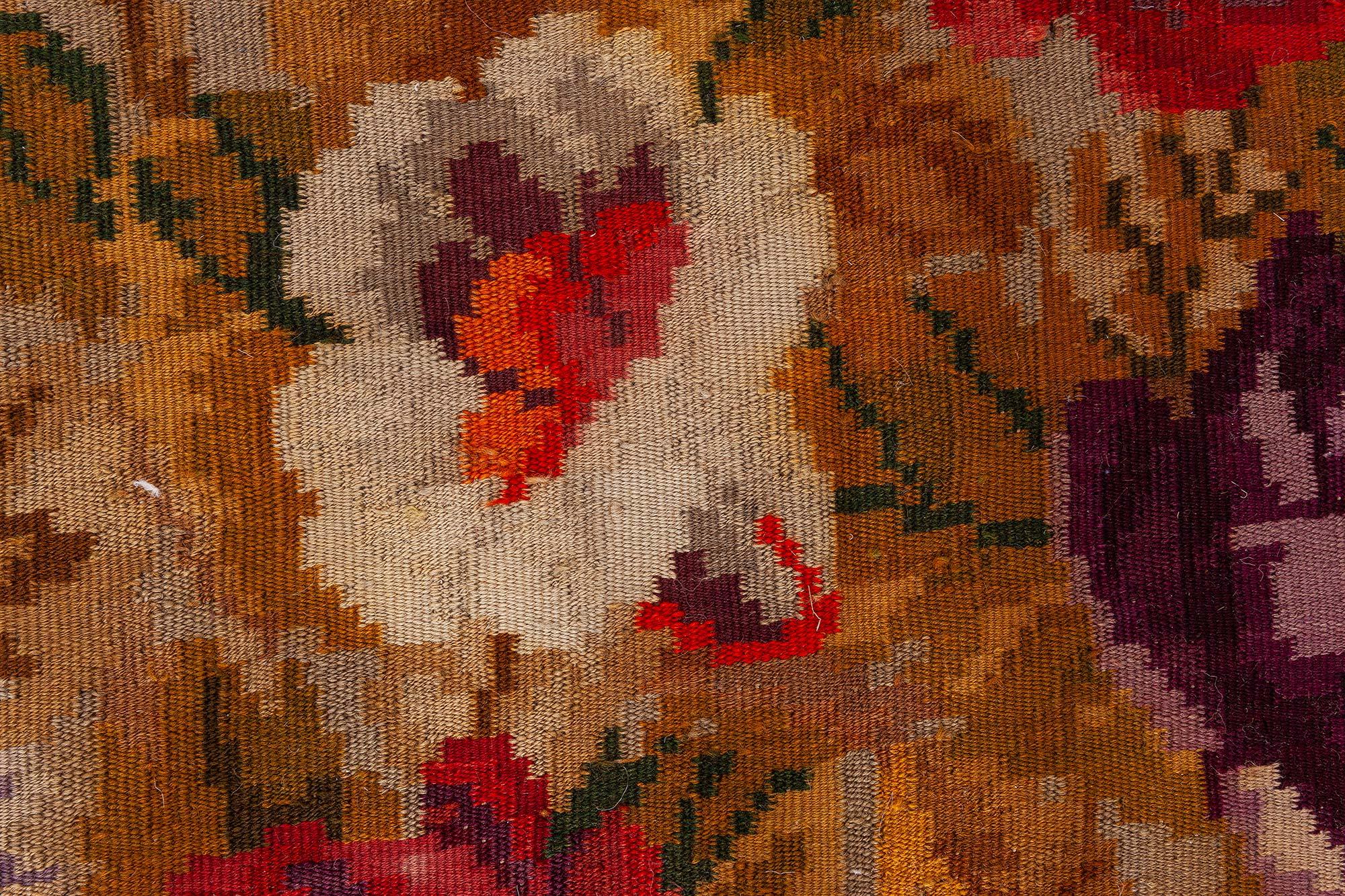 Wool Doris Leslie Blau Early 20th Century Russian Bessarabian Handmade Rug For Sale