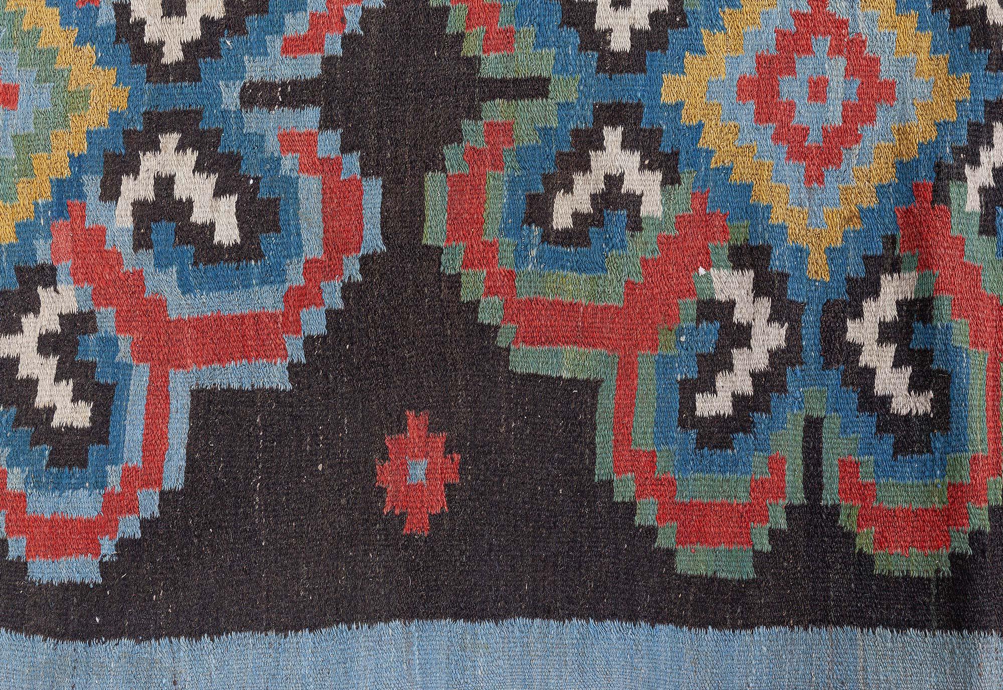 Wool Doris Leslie Blau Early 20th Century Russian Bessarabian Rug For Sale
