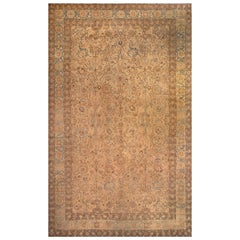 Tapis de Tabriz Botanic fait main Doris Leslie Blau Début du 20e siècle