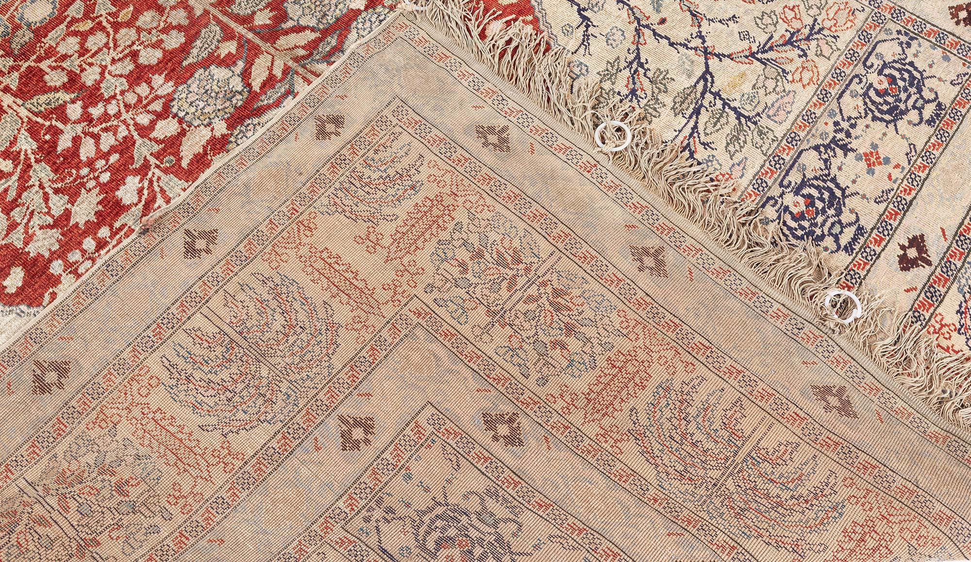 Doris Leslie Blau Antique Turkish Silk Prayer Rug For Sale 3