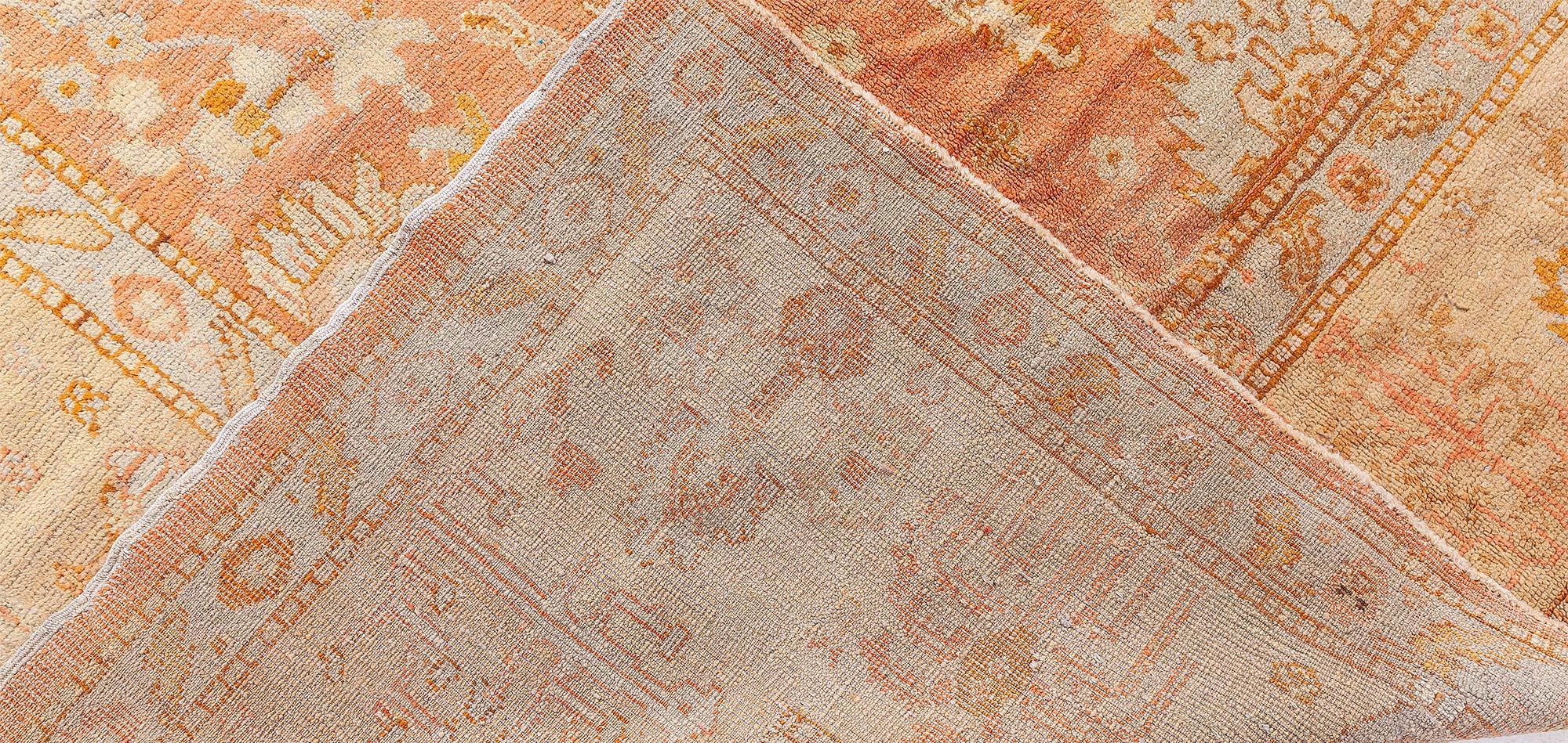 Doris Leslie Blau Antique Turkish Oushak Rug For Sale 2