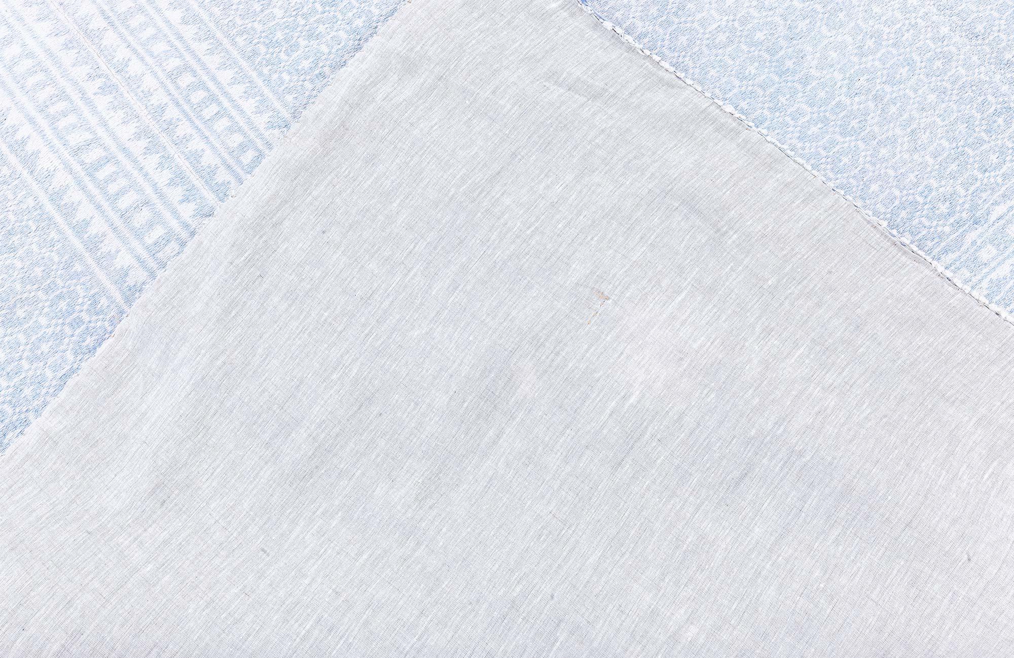 Cotone Doris Leslie Blau Eleganza eterea: Tappeto Agra in cotone vintage anni '30 in vendita
