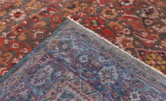 Doris Leslie Blau Exquisite Antique Sultanabad Allover Ivory Carpet - c. 1930
