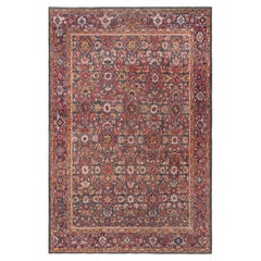 Doris Leslie Blau Exquisite Antique Sultanabad Allover Ivory Carpet - c. 1930