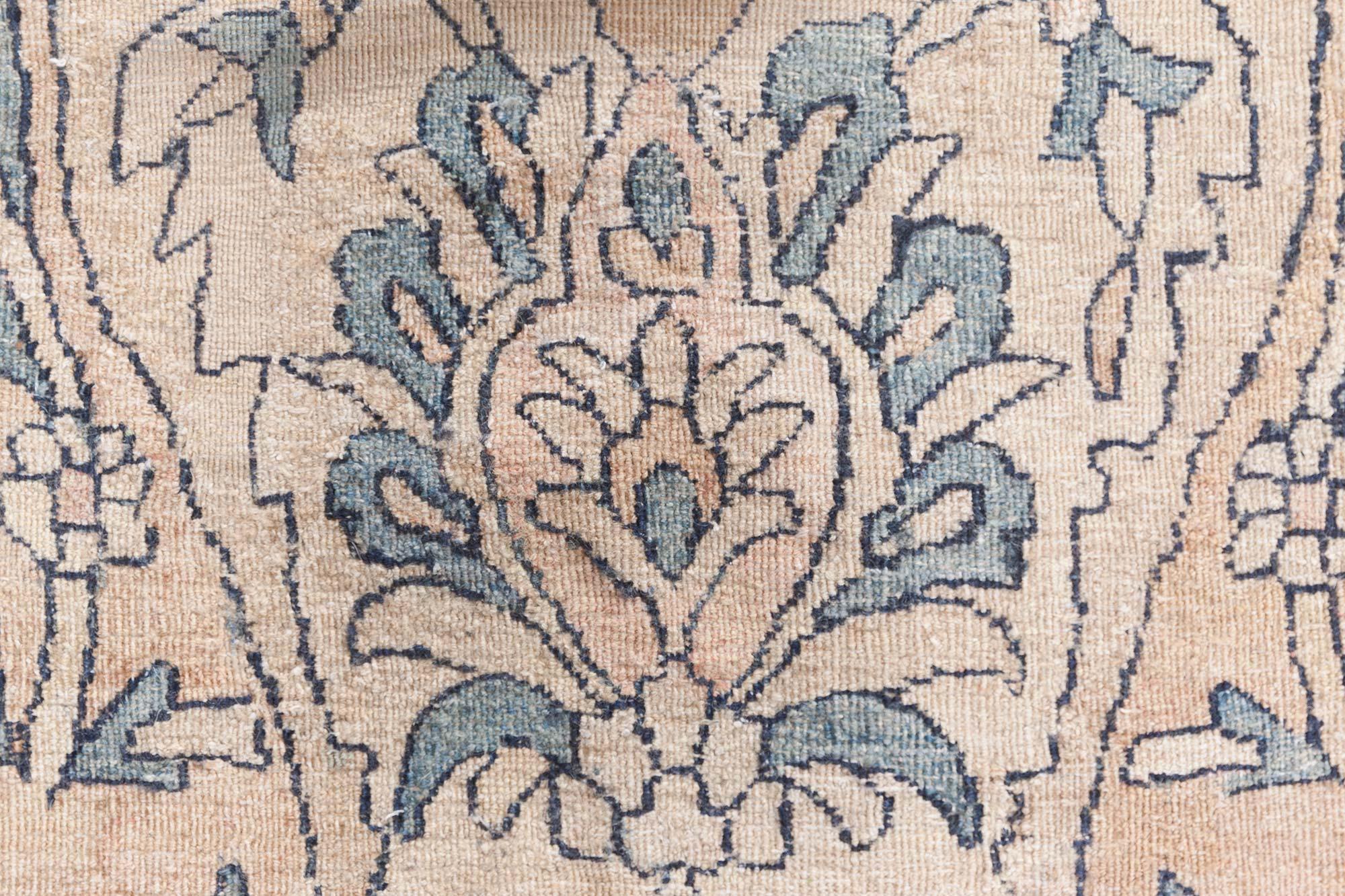 Doris Leslie Blau Exquisita Alfombra Persa Antigua Sobredimensionada Meshad en venta 2