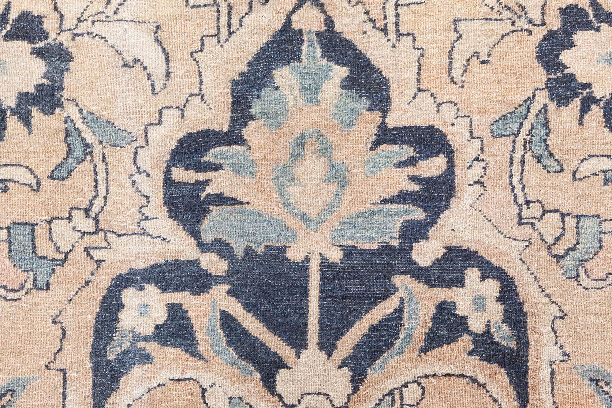 Doris Leslie Blau Exquisita Alfombra Persa Antigua Sobredimensionada Meshad en venta 3