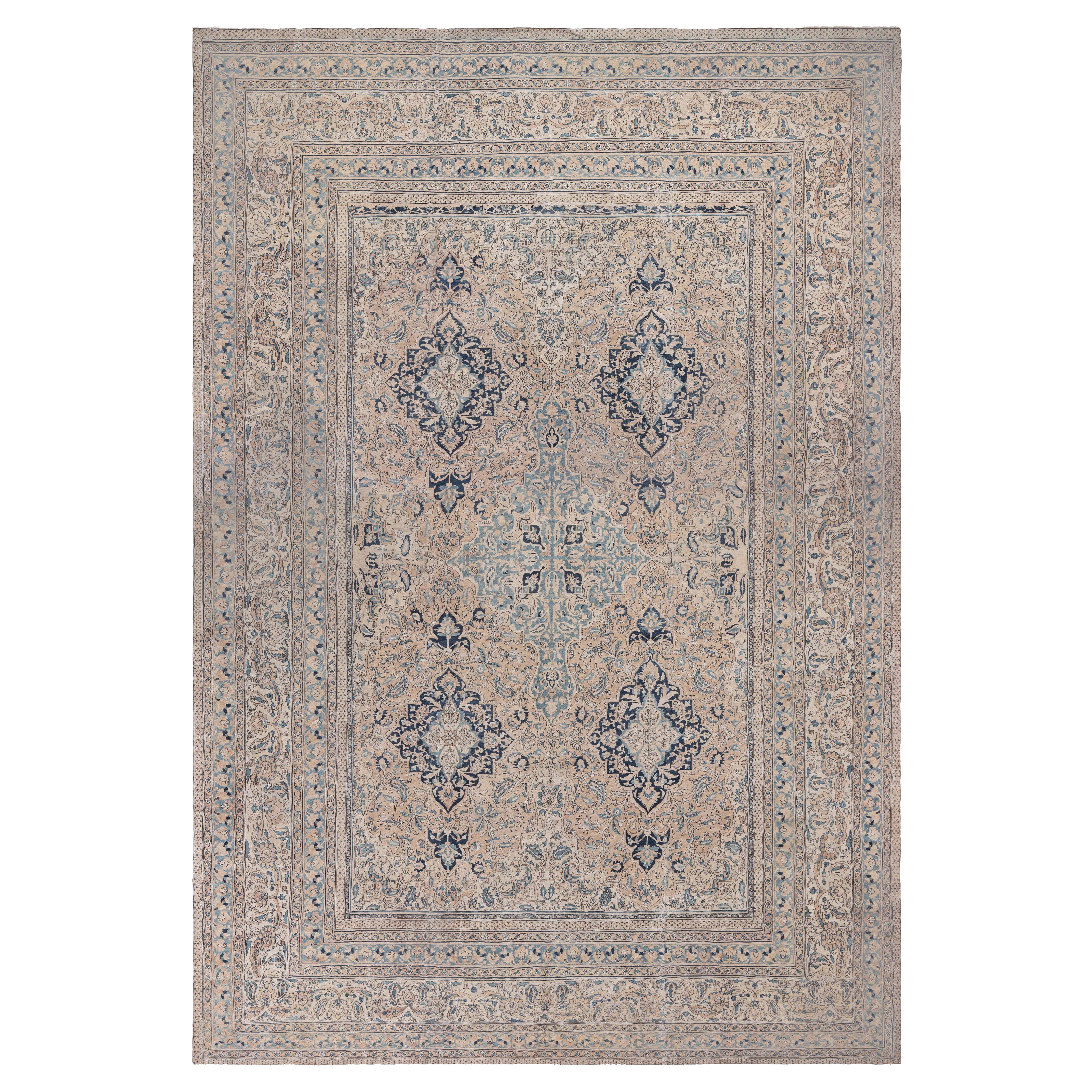 Doris Leslie Blau Squisito tappeto Meshad persiano antico sovradimensionato