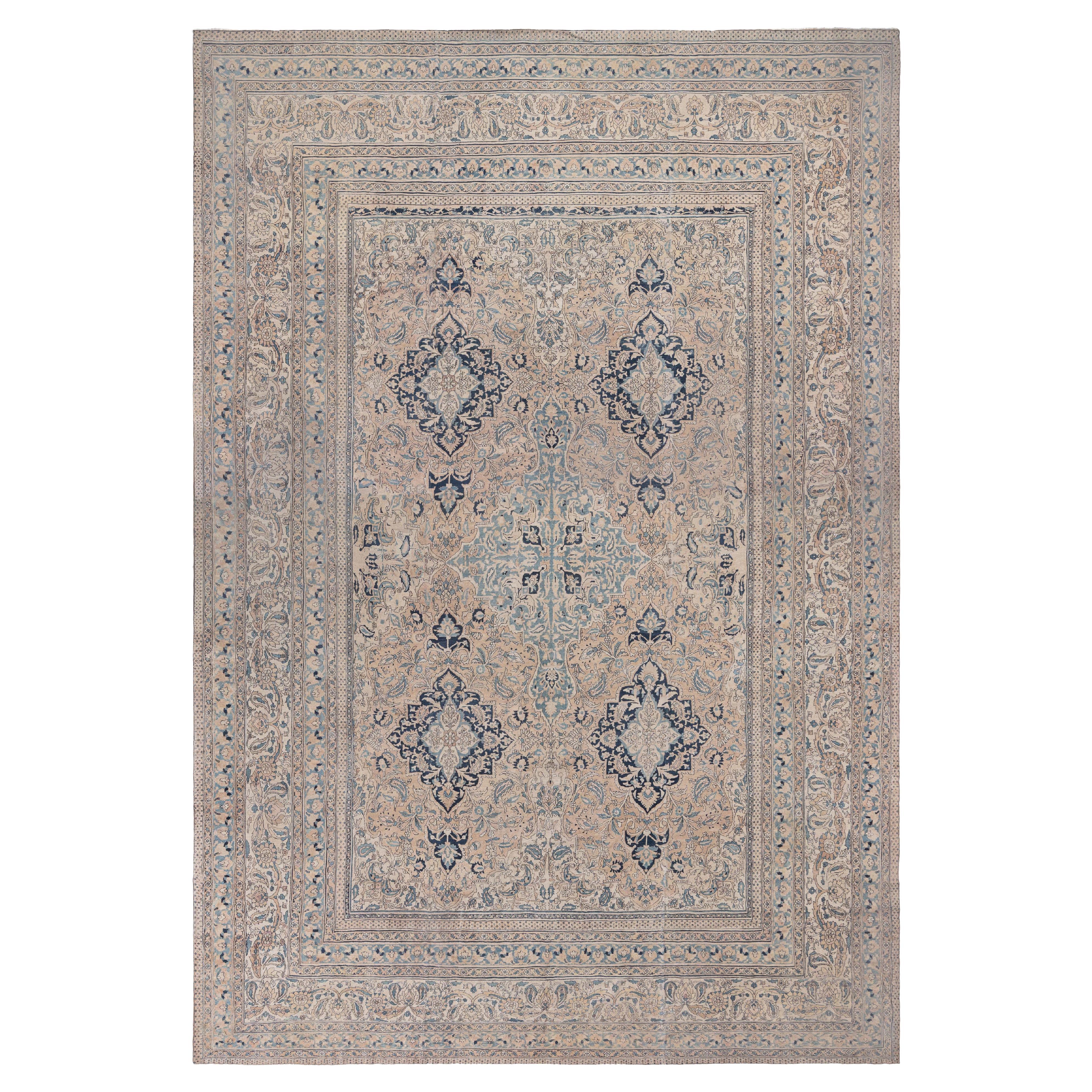 Doris Leslie Blau Squisito tappeto Meshad persiano antico sovradimensionato