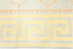 Doris Leslie Blau Extra Large Vintage Indian Dhurrie Rug with Geometric Allover