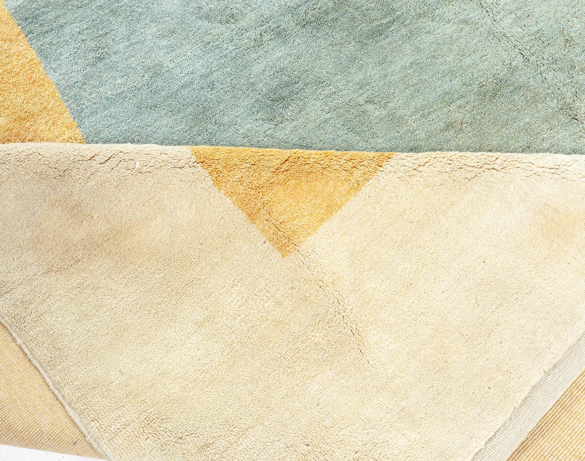 20ième siècle Doris Leslie Blau Tapis géométrique Art déco français en vente