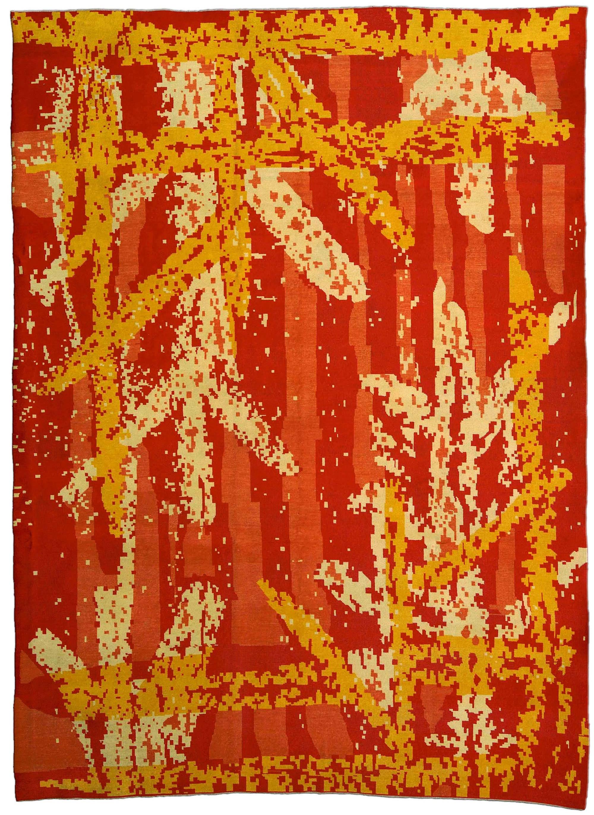 Doris Leslie Blau French Art Deco Handmade Wool Rug