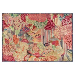 Doris Leslie Blau French Art Deco Rug - A Tapestry of Botanical Dynamism