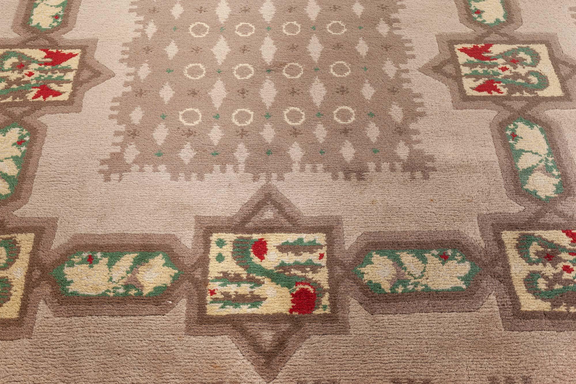 Doris Leslie Blau French Art Deco Rug by Paule Leleu In Good Condition For Sale In New York, NY
