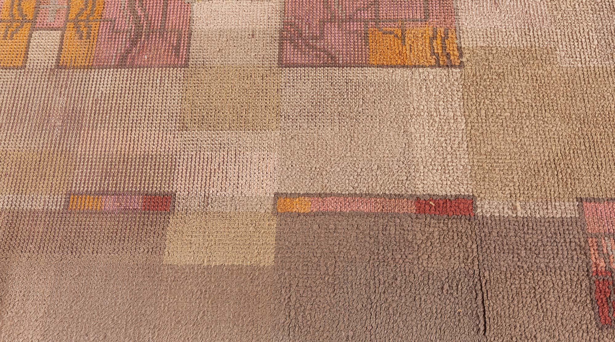 Annodato a mano Tappeto Doris Leslie Blau in stile Art Deco francese in vendita