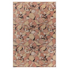 Doris Leslie Blau French Art Deco Vintage Abstract Soft Beige Carpet
