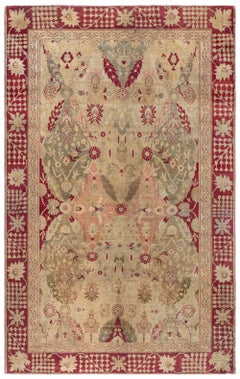 Tappeto antico Hereke di Doris Leslie Blau, beige chiaro - 1880 circa