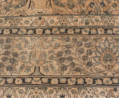 Doris Leslie Blau Indian Antique Allover Oversized Soft Beige Rug - c. 1920