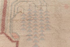 Doris Leslie Blau Irish Arts & Crafts Vintage Floral Soft Beige Rug Gavin Morton