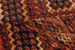 Doris Leslie Blau Karabakh Caucasian Antique Tan Carpet - c. 1900 Paisley Design