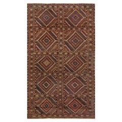 Doris Leslie Blau Karabakh Caucasian Antique Tan Carpet - c. 1900 Paisley Design