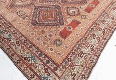 Doris Leslie Blau Karabakh Caucasian Antique Tan Carpet - Paisley Design