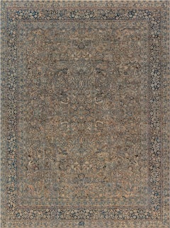 Doris Leslie Blau Khorassan Antique Allover Cream Beige Rug - c. 1900