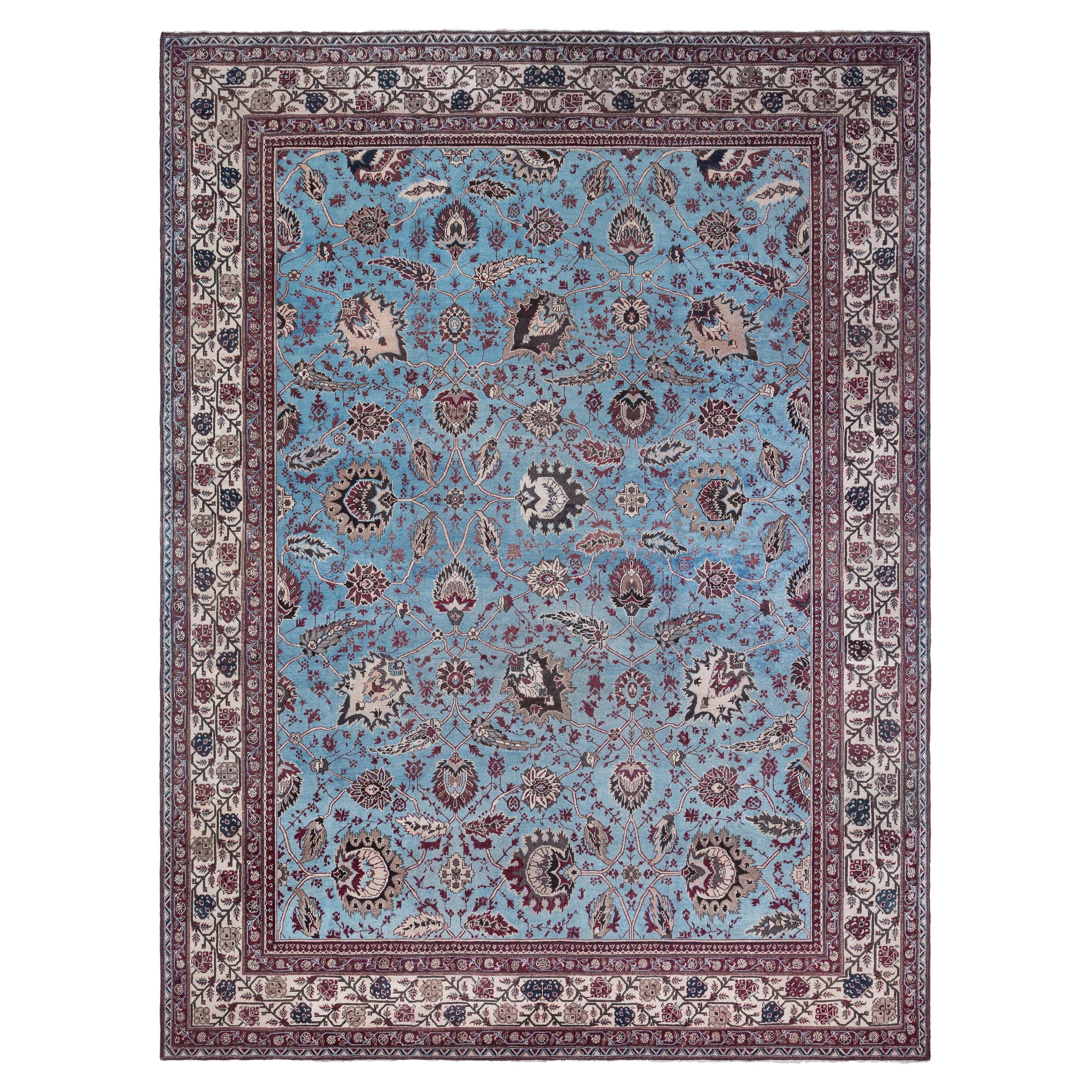 Doris Leslie Blau Large Antique Indian Amritsar Rug, circa 1880
