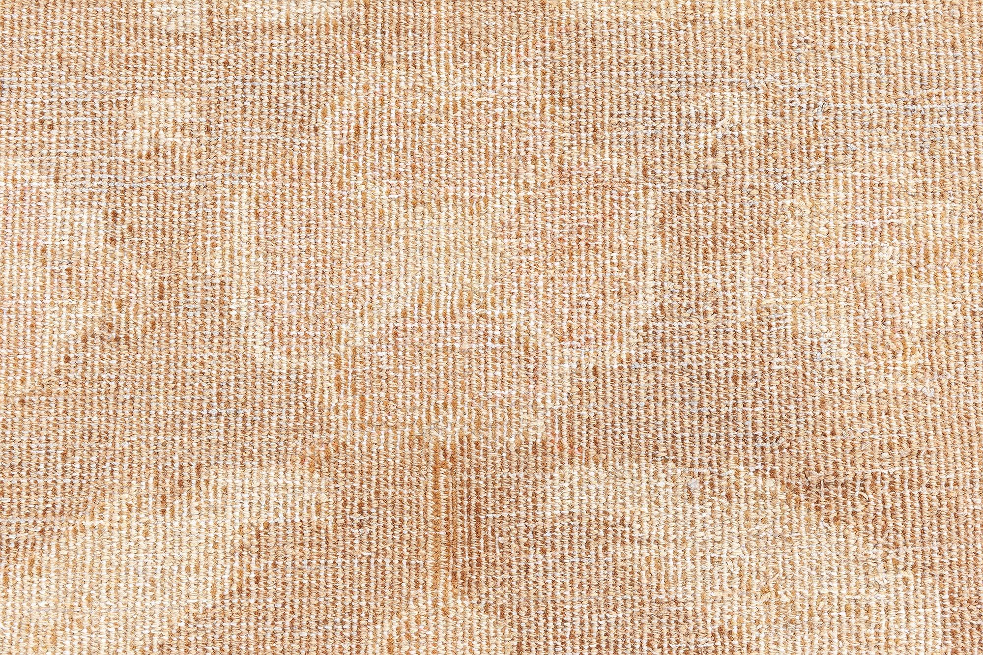 Doris Leslie Blau Großer Indischer Amritsar Brauner Handgefertigter Wollteppich im Angebot 4