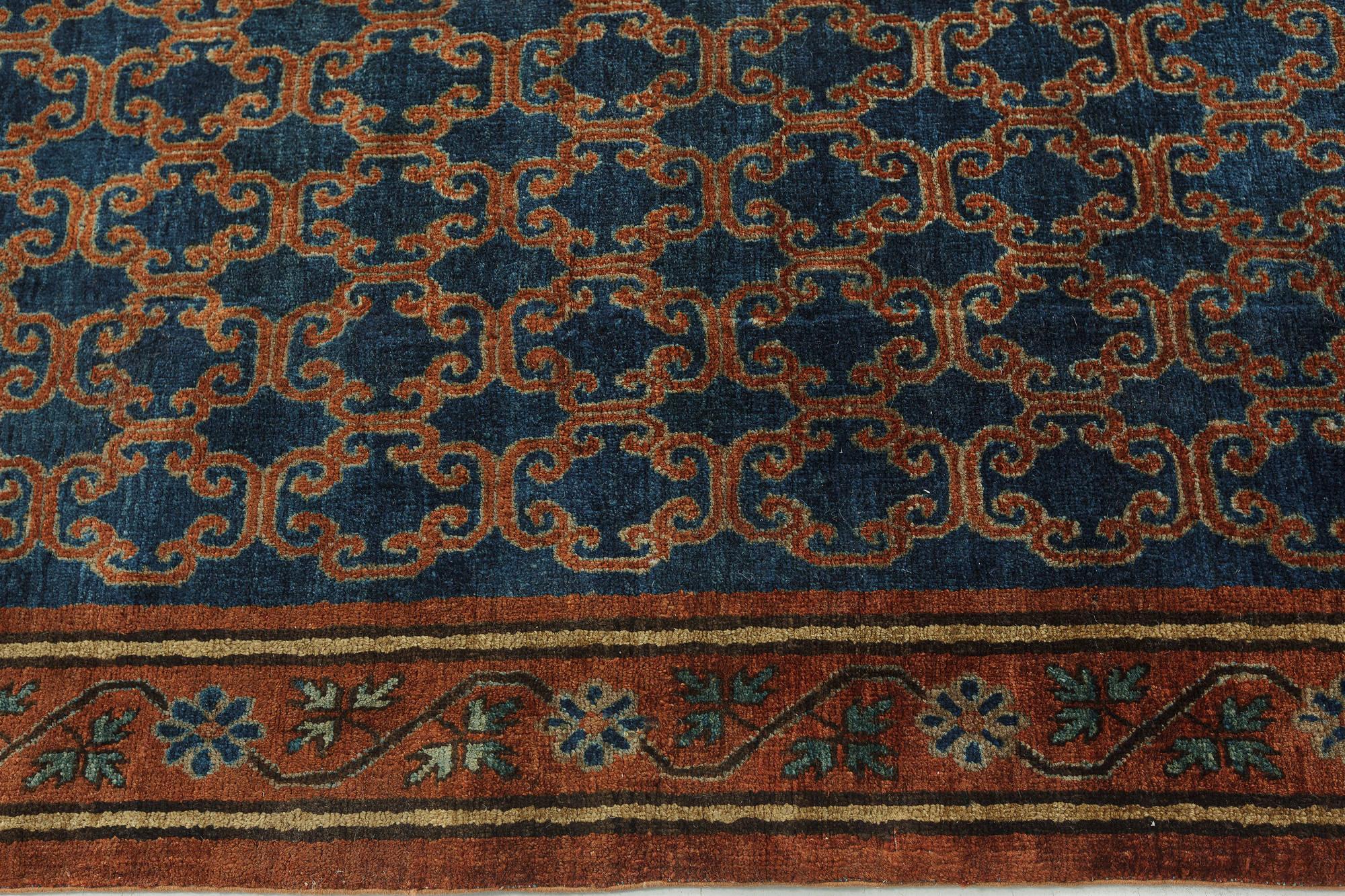 Doris Leslie Blau Großer verstellbarer Samarkand-Teppich in geometrischer Größe im Zustand „Gut“ im Angebot in New York, NY