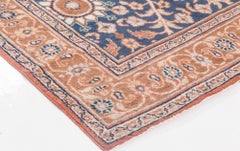Doris Leslie Blau Meshad Antique Allover Floral Soft Beige Carpet - c. 1880