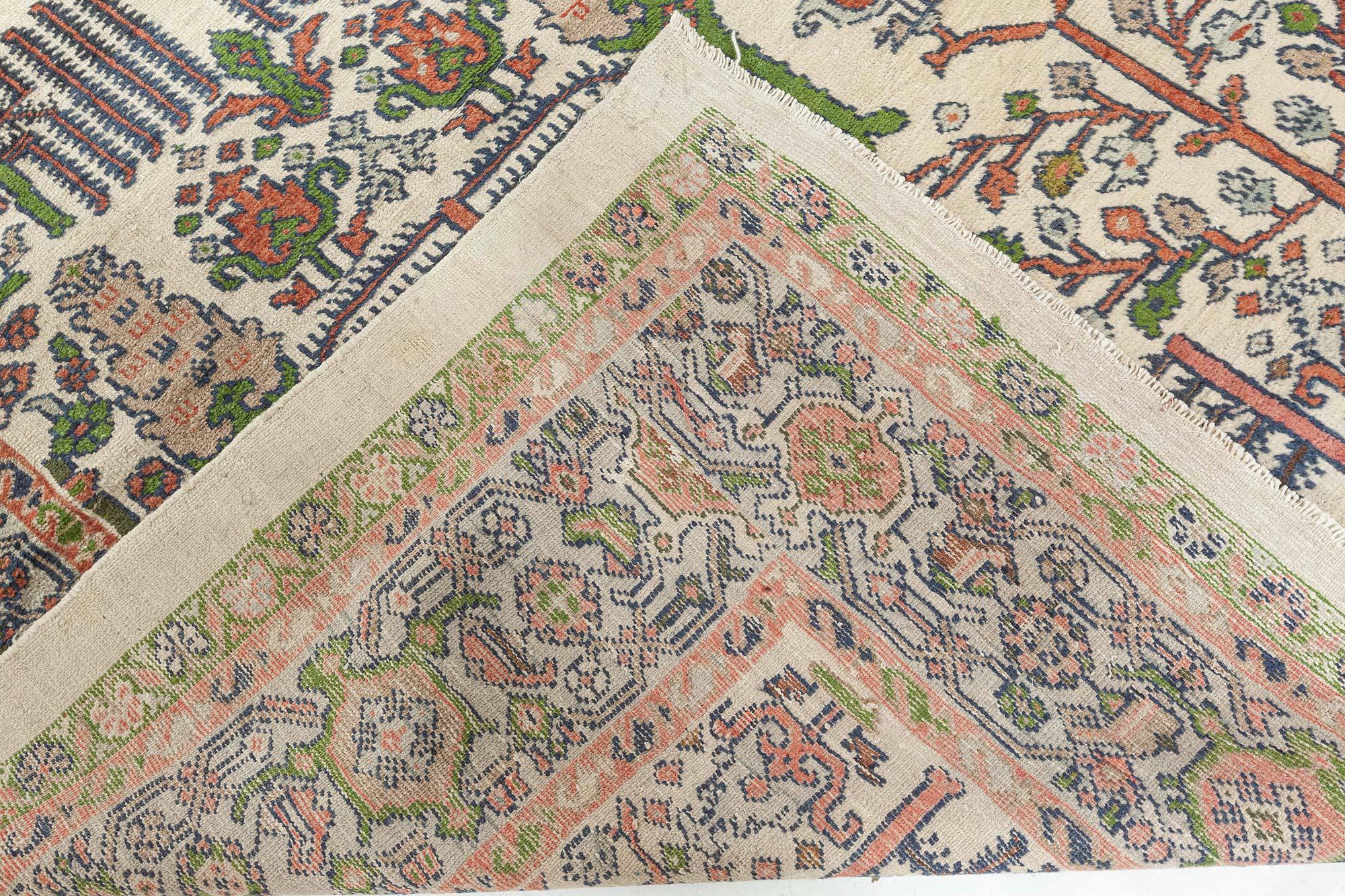 Doris Leslie Blau Mid-20th Century Antique Persian Sultanabad Rug For Sale 5