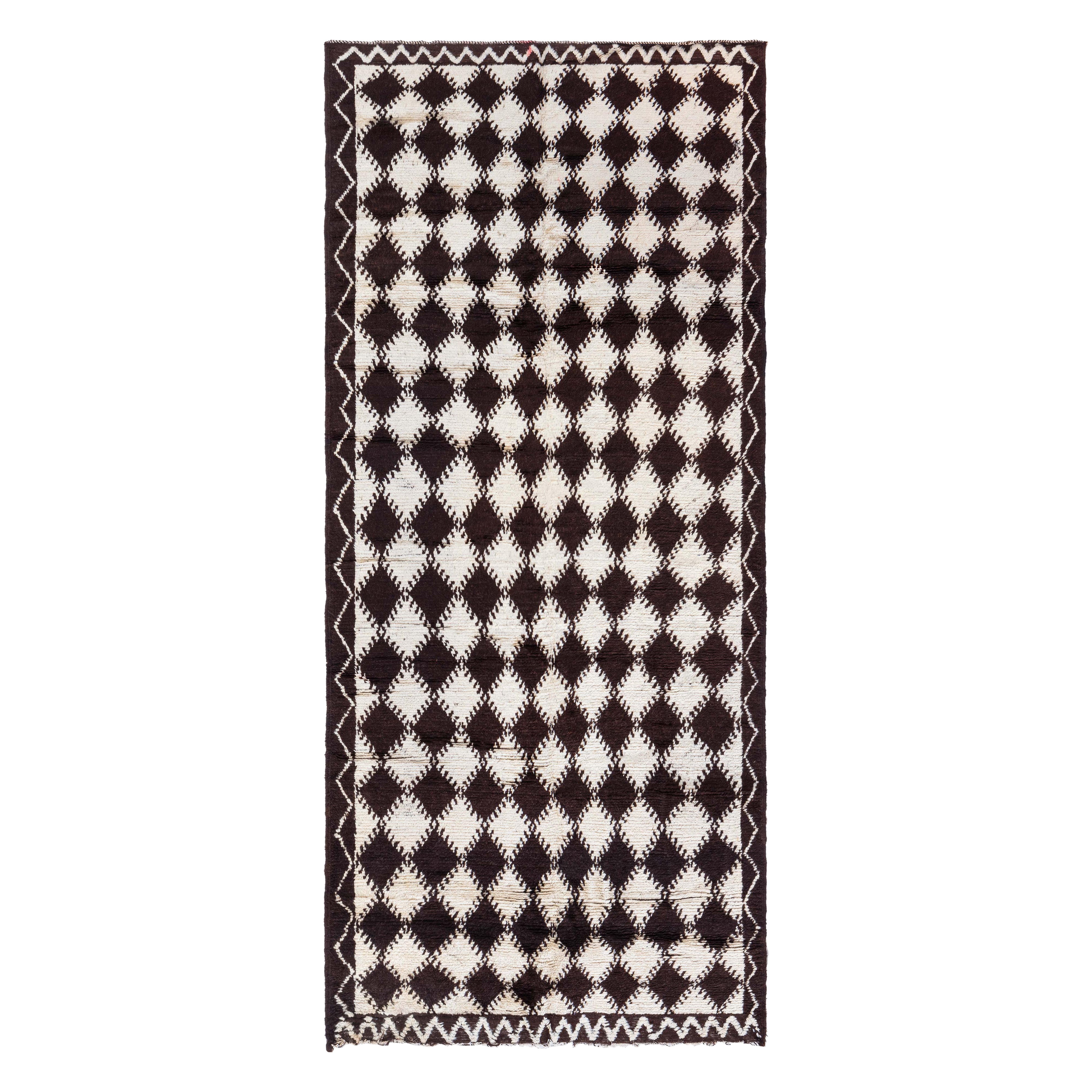 Doris Leslie Blau Mid-20th Century Moroccan Handmade Wool Rug