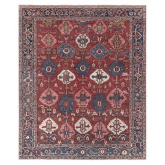 Doris Leslie Blau Persischer Heriz-Teppich aus der Mitte des 20.