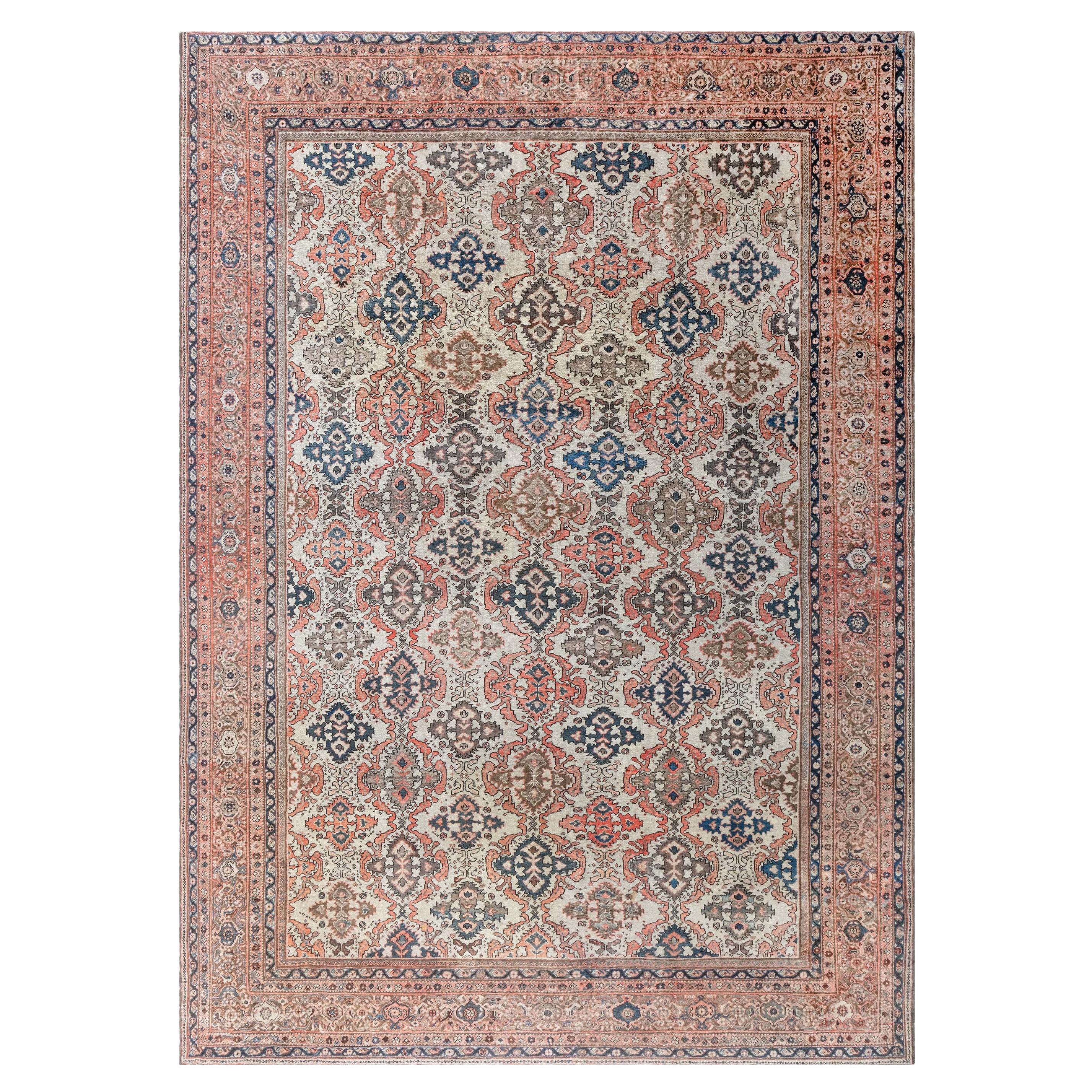 Tapis persan Sultanabad Doris Leslie Blau du milieu du 20e siècle