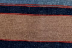 Doris Leslie Blau Mid-20th Century Striped Indian Dhurrie Rug