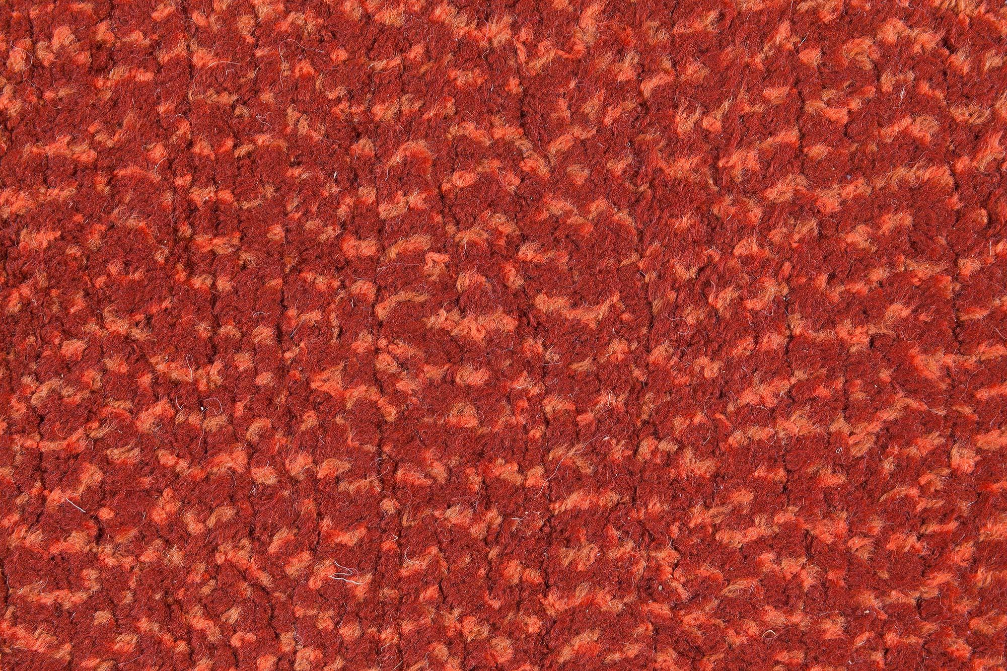 Mid-Century Modern Vintage Swedish Double Woven Pile Rug in Rich Red, at Doris Leslie Blau For Sale
