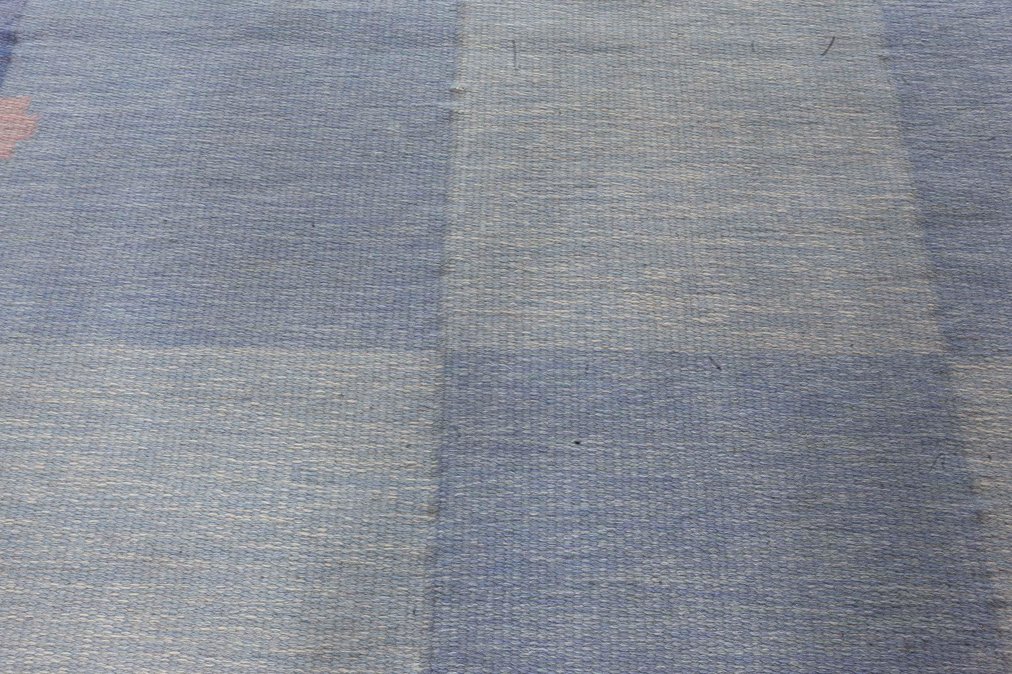 Alfombra sueca vintage de tejido plano de Agda Österberg, en Doris Leslie Blau en Bueno estado para la venta en New York, NY