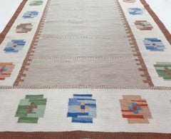 Doris Leslie Blau Mid-20th Century Swedish Flat Weave Rug