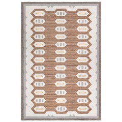 Doris Leslie Blau Mid-20th Century Swedish Flat-weave Wool Rug