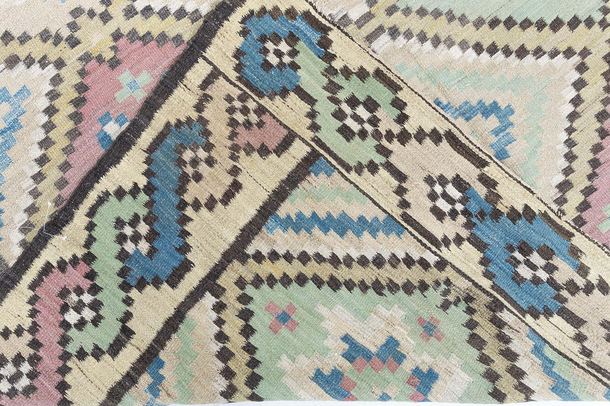 Doris Leslie Blau Mid-20th century Swedish Handmade Wool Rug For Sale 4
