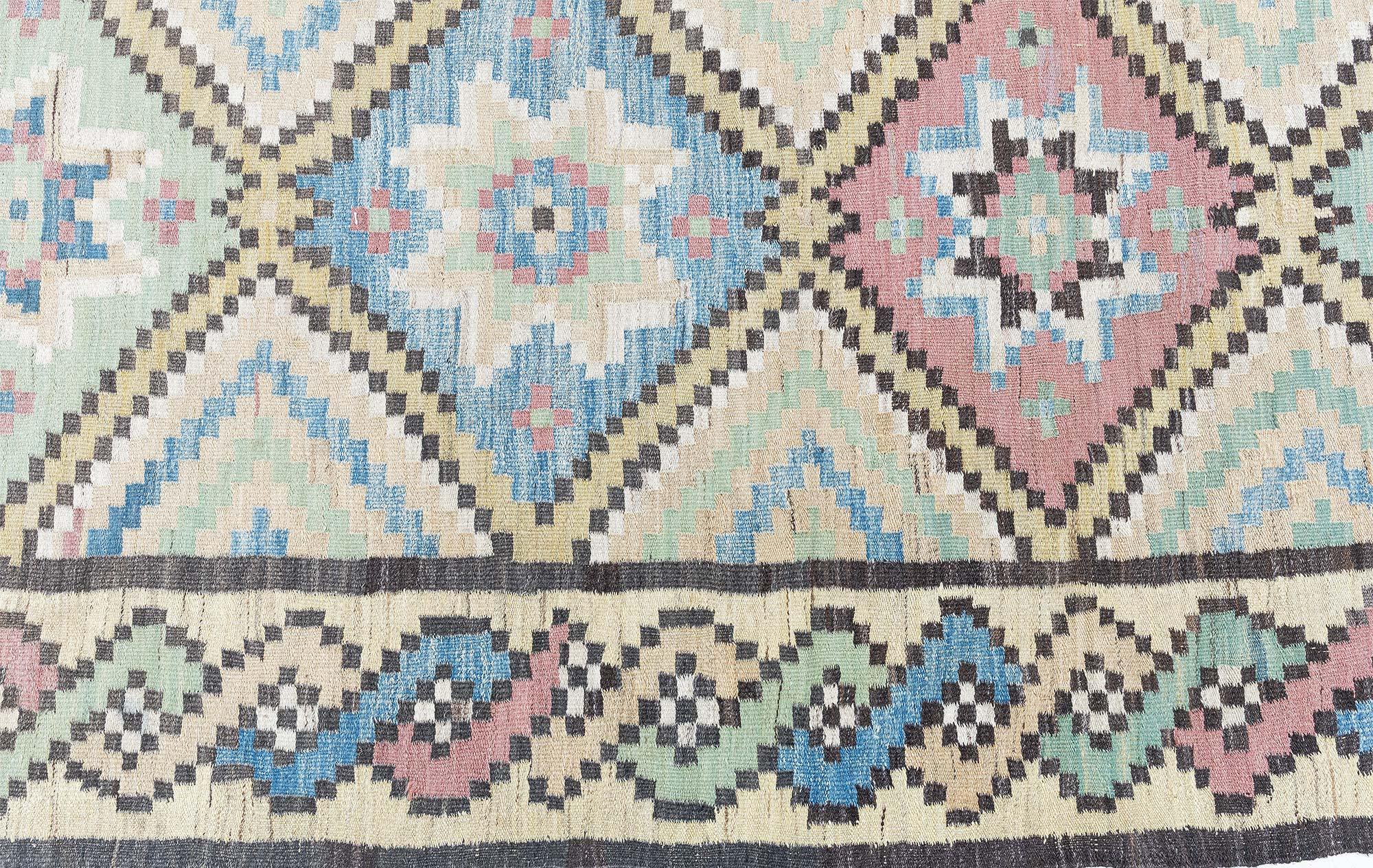 Doris Leslie Blau Mid-20th century Swedish Handmade Wool Rug In Good Condition For Sale In New York, NY